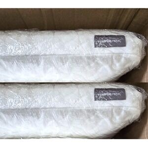 Tempur-Pedic TEMPUR-Cloud Pillow Standard Memory Foam Soft White 24in 2-Pack